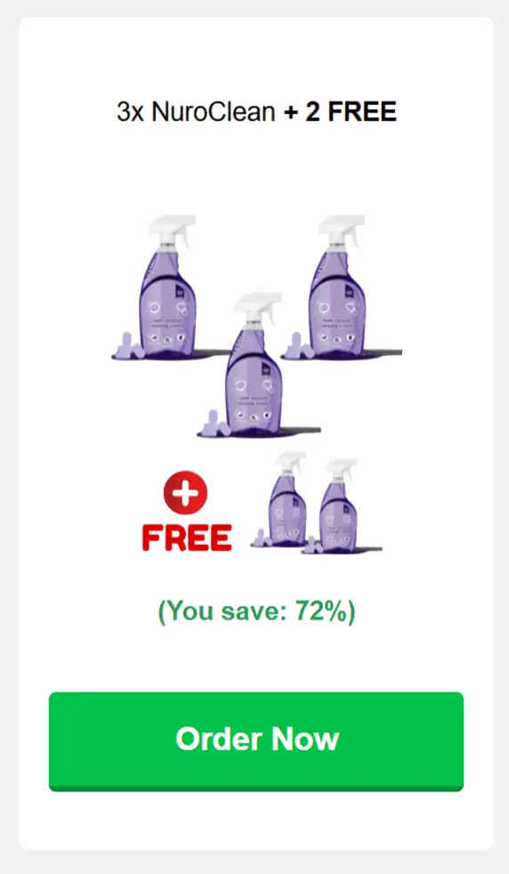 NuroClean offer price 